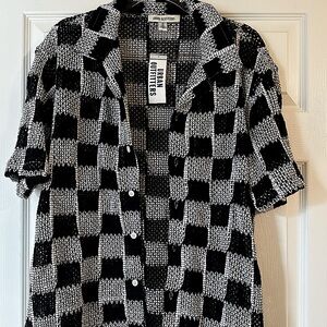 Urban Outfitters Knit Button Up Top